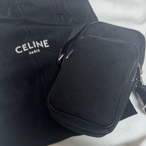 Celine Black Compact Crossbody Bag - Picture 1 of 7